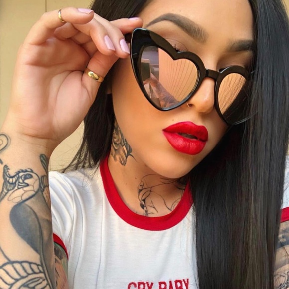 Accessories - NWT J’Adore Lolita Oversized Heart Sunglasses